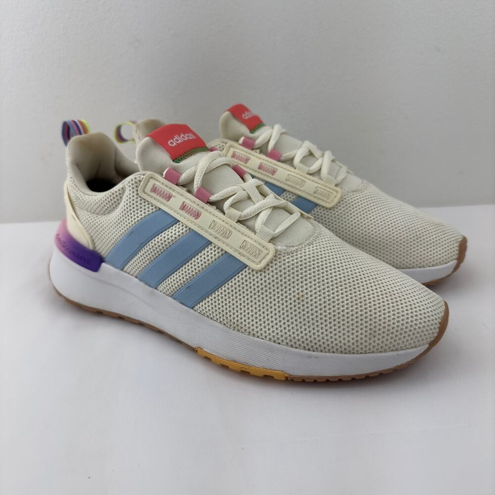 Adidas Racer TR21‎ white and blue running shoes